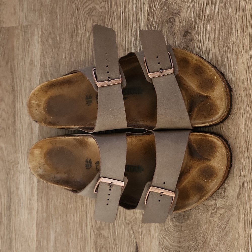 Birkenstock Two Strap Buckle Slide Sandals Men Sz 44